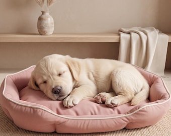 Divano letto per cani di lusso in velluto a coste - Grande cuccia per animali domestici - Cuscino caldo e lavabile per cani e gatti - Morbido materassino invernale per animali domestici - Accogliente divano letto per cuccioli