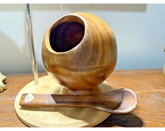 ミッドセンチュリーモダン チーク材調味料ボウル＆スプーン – Price Imports Japan