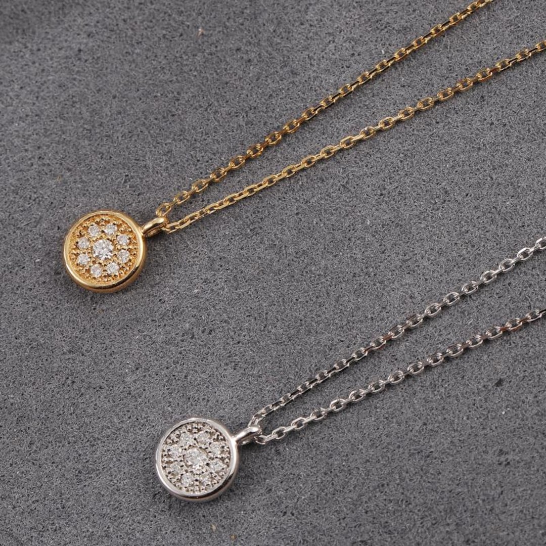 Greek Sun Pin 18K Gold Replica Greek Sun Coin Diamond Necklace - Etsy
