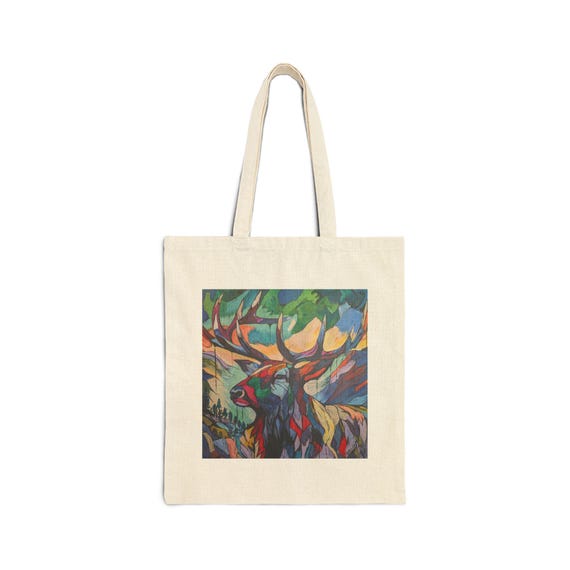 Cotton Canvas Tote Bag from Original Art