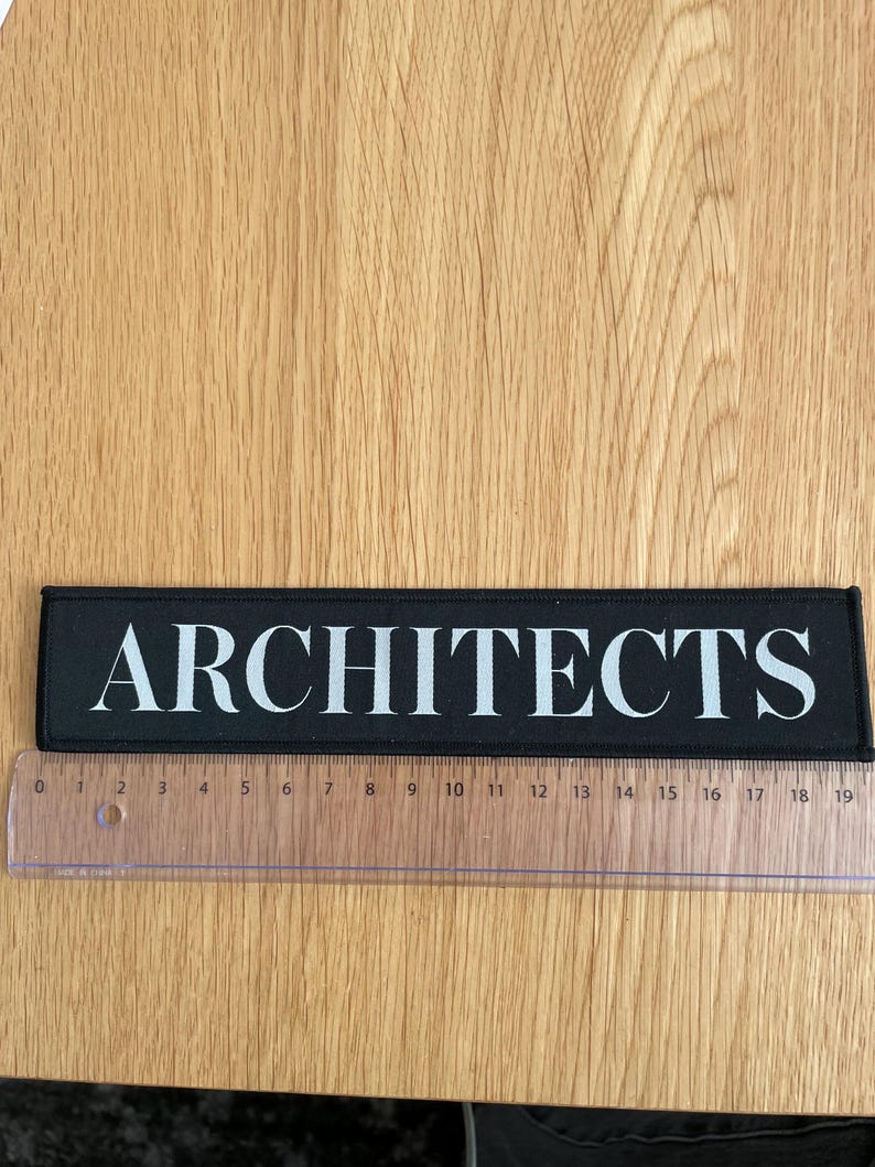 Arkitektlapp (19,5 cm x 4 cm) bild 1