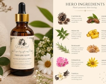 Poor Girl Glow | Natural Botanical Serum, Self Care