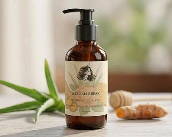 Turmeric Facial Cleanser | Honey Aloe Brightening Face Wash