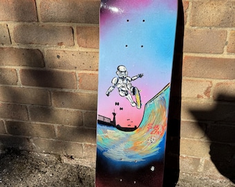 Patineta Trooper - Patineta de arte personalizada