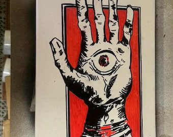 The Hand!! Skateboard - Custom Art Skateboard