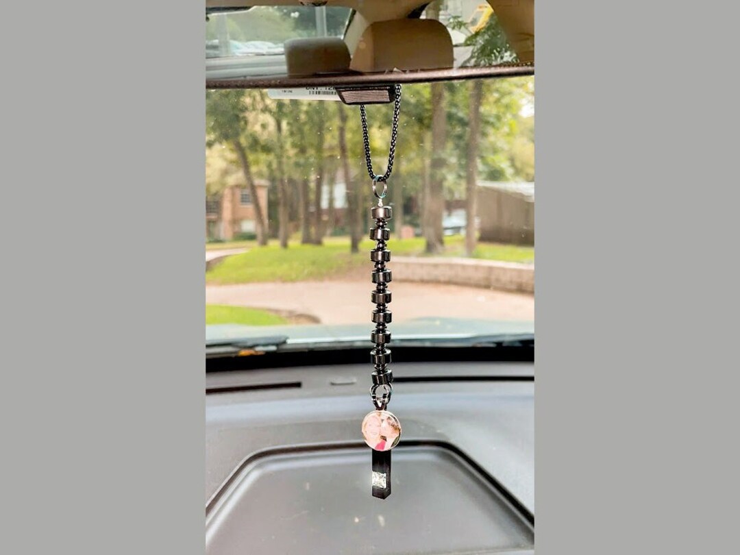 Urn Pendant Memorial Rear View Mirror Cremation Accessory Etsy