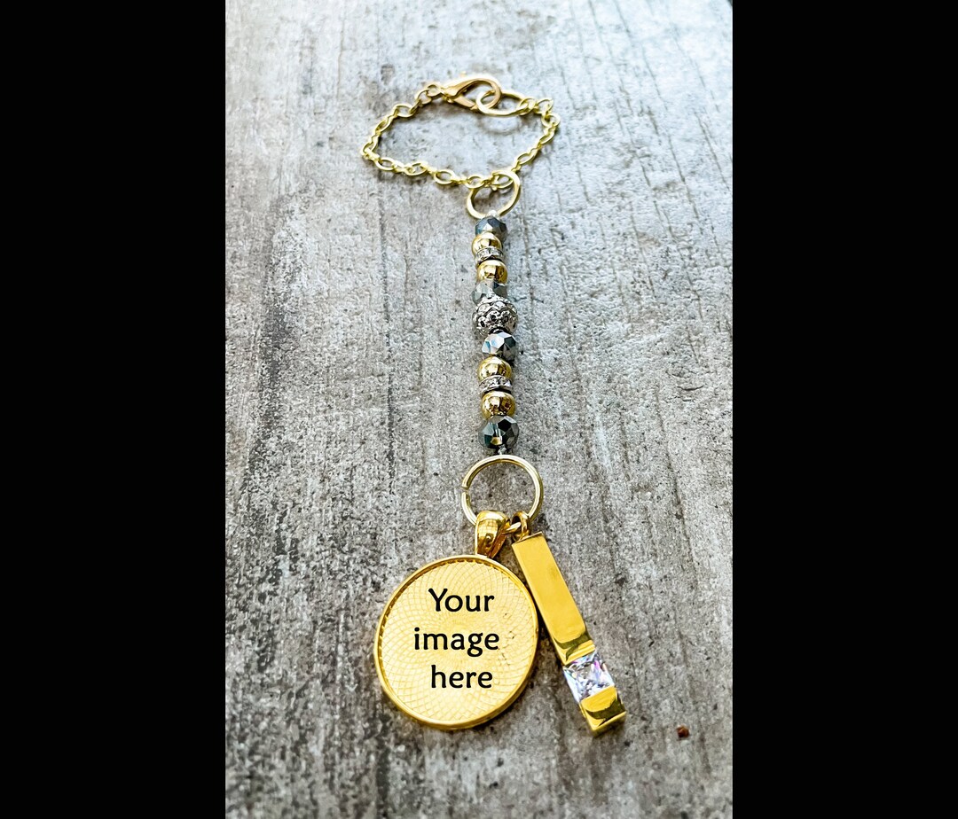 Personalized Urn Rear View Mirror Gold Etsy