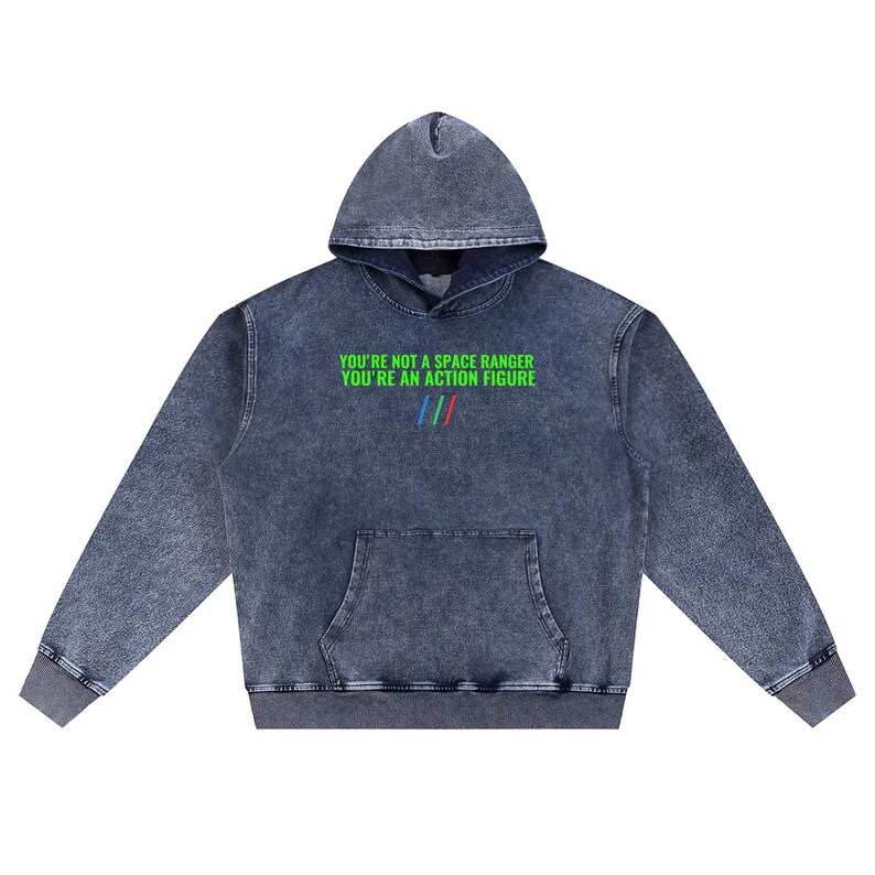 Buzz Lightjahre | Schnee Waschen Übergroßer Hoodie Bild 3
