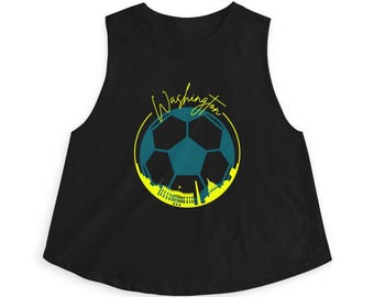 Spirit Soccer Ball Crop Top | Washington Spirit