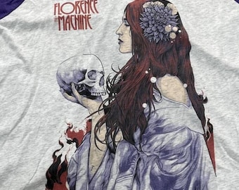 Camiseta de manga tres cuartos talla XL de Florence And The Machine, de segunda mano.