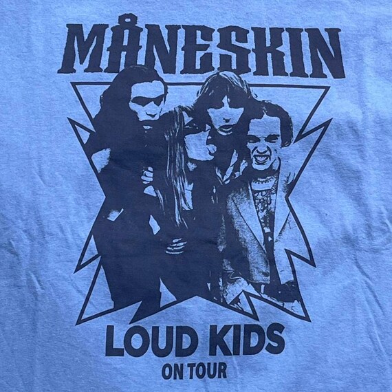 Maneskin Preowned Large Band T-shirt