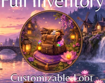 Aanpasbare buit | Kies je Valley-items en -hulpmiddelen | Gezellige game-ondersteuning | Volledige inventarisset