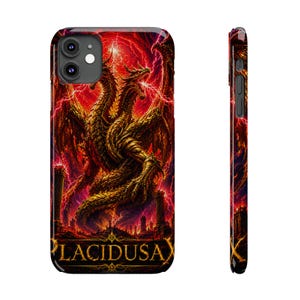 Elden Ring Placidusax Phone Case | Dark Fantasy Soulsborne Case | Dragonlord Placidusax | Elden Ring Gift