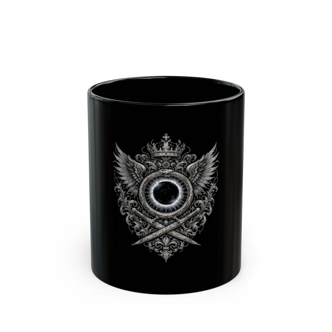Dark Fantasy the Sigil Black Mug | Gothic Coffee Mug | Dnd Gift | Dark ...