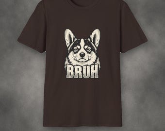 Bruh-Shirt | Lustiges Grafik-T-Shirt | Vintage-Siebdruck-Stil | Originelles Geschenk