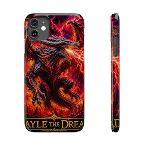 Elden Ring Bayle Phone Case | Dark Fantasy Soulsborne Case | Bayle the Dread Dragon | Elden Ring Gift