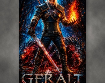 Geralt von Riva, der weiße Wolf (Poster)