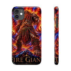 Elden Ring Fire Giant Phone Case | Dark Fantasy Soulsborne Case | The Fire Giant | Elden Ring Gift