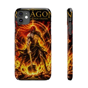 Elden Ring Radagon Phone Case | Dark Fantasy Soulsborne Case | Radagon Golden Order | Elden Ring Gift