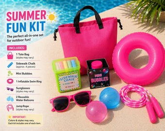 This kit is made for you to be able to have some summer fun! This is a kit for hot days outside and made for enjoyment!