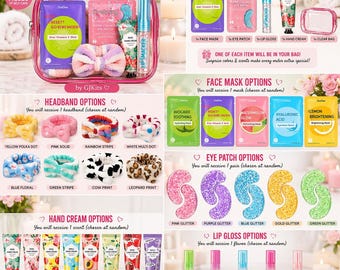 This spa-time package offers everything you need for a self-care night. You will receive 1 item from each category. Enjoy the surprise bag!