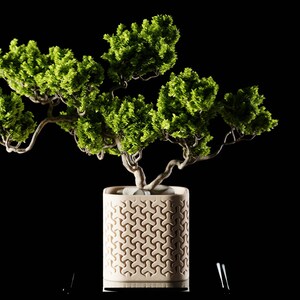 Vaso da fiori Seraphis Designer | Vaso per piante moderno con texture | Vaso per piante minimalista 3D | Decorazione Japandi | Oggetto decorativo scultoreo