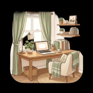 Home Office Setup Planner Printable | WFH Workspace Guide | Ergonomic Desk Checklist | Office Tax Deduction Tracker PDF