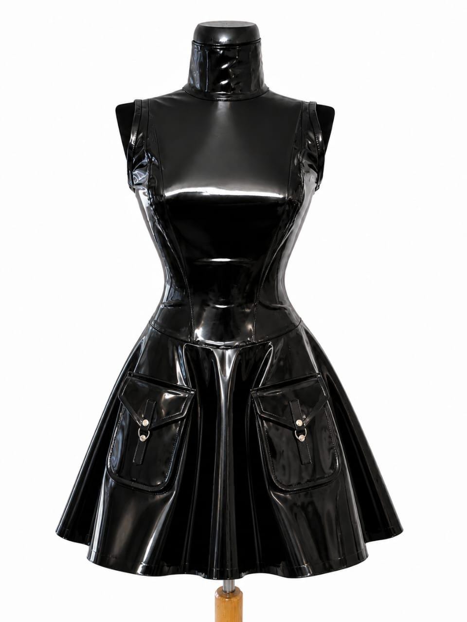 Latex maid dress - Etsy 日本