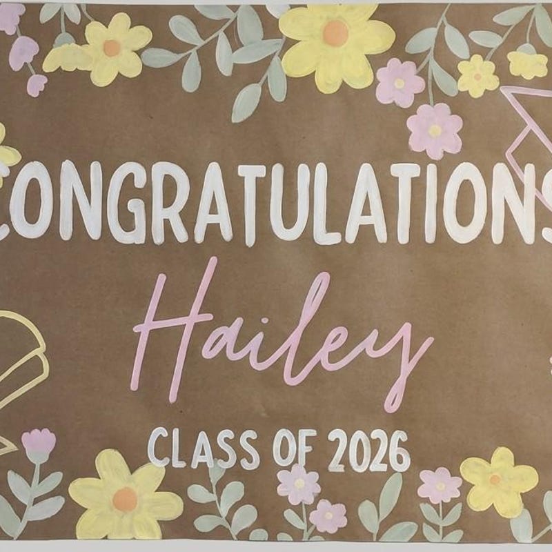 Graduation Handmade Sign - Etsy