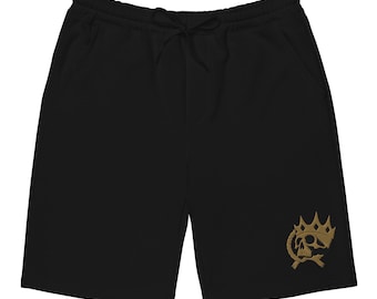 Pantalones cortos de felpa bordados de la marca Sovereign para hombre