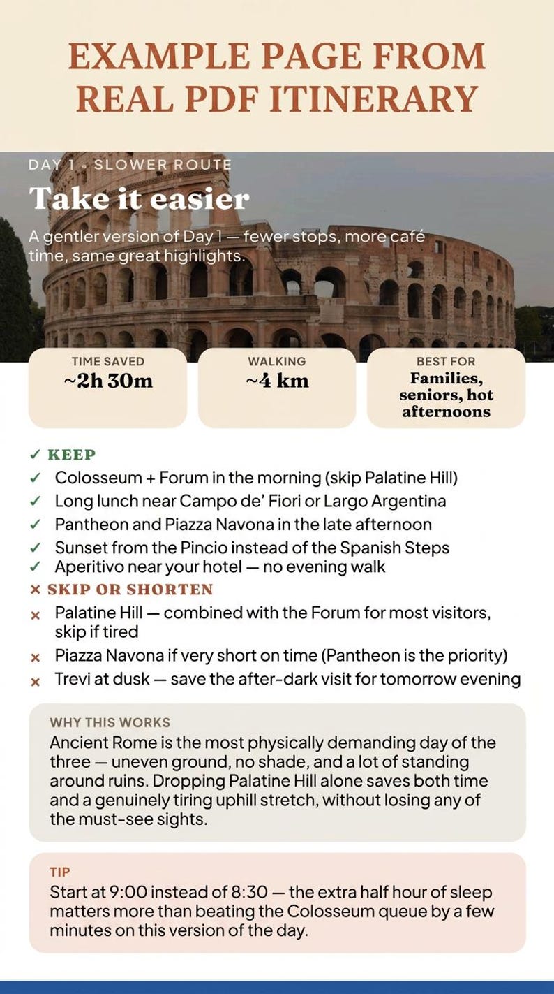 3 Day Rome Itinerary with Google Maps | First-Time Visitor Route, Food Stops & Hidden Gems image 5