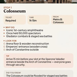 3 Day Rome Itinerary with Google Maps | First-Time Visitor Route, Food Stops & Hidden Gems image 4