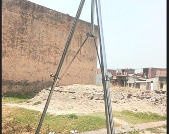 航海用スポットライトフロアクローム三脚ランプ航海用マリンインダストリアルホームデコレーション