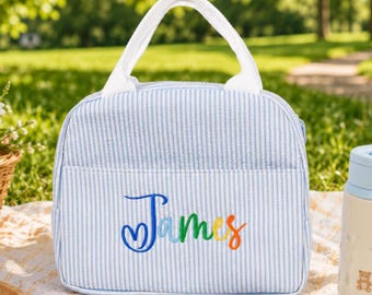 Spersonalizowana torba na lunch dla dzieci, szkolny lunchbox, prezenty dla dzieci, prezenty na powrót do szkoły, prezenty dla wnuków, pierwszy dzień szkoły