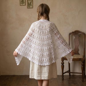 Häkelanleitung für Halbmond Schal, Easy Lace Halbkreis (PDF Download)
