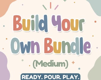Build Your Own Sensory Bin Bundle,  Custom Sensory Play Kit, Montessori Preschool Toddler Activity, Rice & Pasta, Open-Ended Play