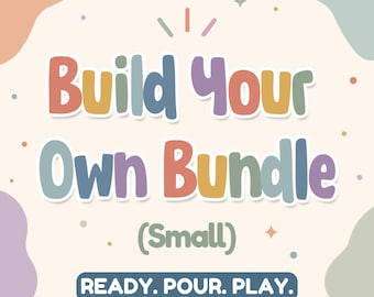 Build Your Own Sensory Bin Bundle,  Custom Sensory Play Kit, Montessori Preschool Toddler Activity, Rice & Pasta, Open-Ended Play
