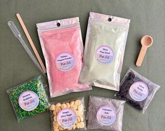 Dinosaur Magic Potion Kit for Kids, Prehistoric Mud Kitchen Kit, Fizzy STEM Science Activity, Kid Gift Idea, Sensory Play, Fun for Kids
