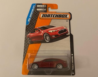 Tesla Model S - MBX Adventure City - 7/120 - Brand New Sealed - Mattel