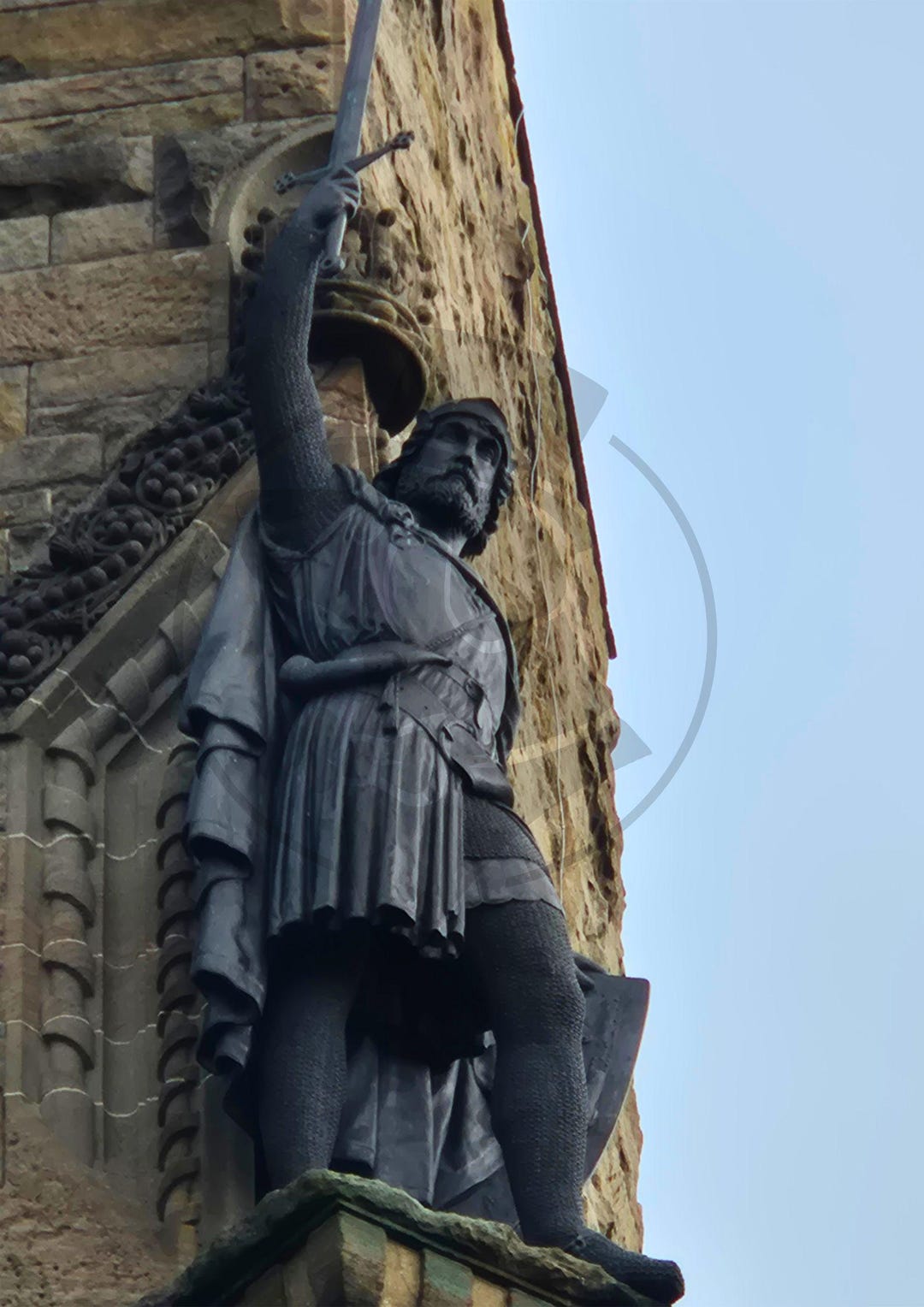 Stoic Guard The Stoic Guardian | Classic Statue Architectural Photography. - Etsy