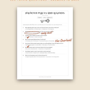 Paquete de juegos para fiestas de Halloween, 50 juegos imprimibles para adultos (PDF) imagen 7