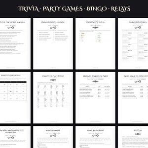Paquete de juegos para fiestas de Halloween, 50 juegos imprimibles para adultos (PDF) imagen 3