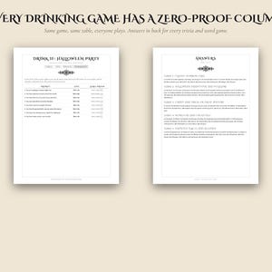 Paquete de juegos para fiestas de Halloween, 50 juegos imprimibles para adultos (PDF) imagen 4