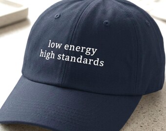 Gorra de béisbol minimalista de algodón con bordado de bajo consumo energético y altos estándares