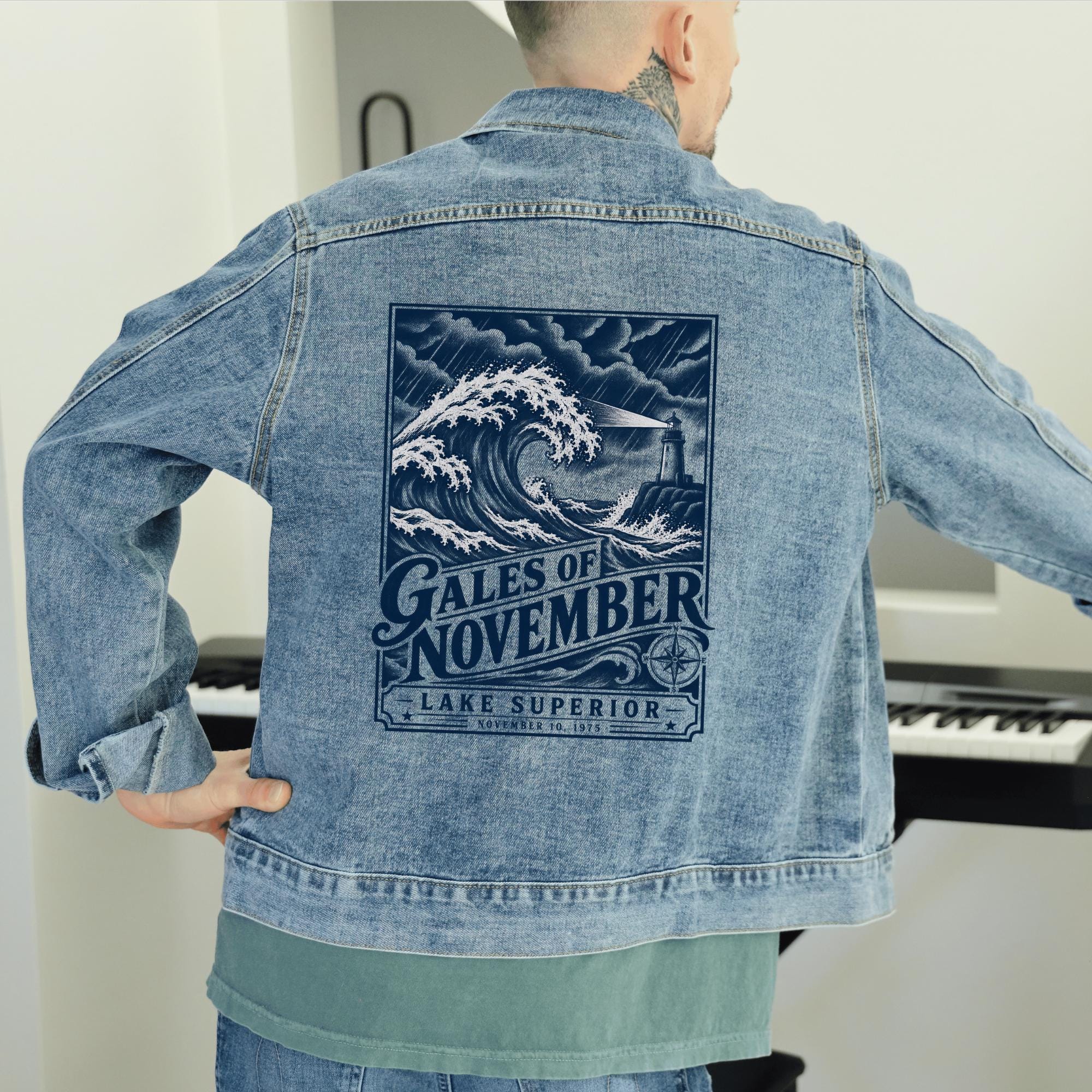 The 1975 Denim Jacket - Etsy