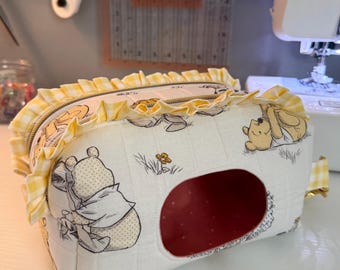 Winne the Pooh Grab-and-Go Diaper Pouch | Wipe & Diaper Bag | Compact Baby Organizer