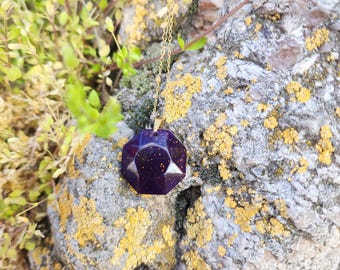 Meaningful Gift for Her, Cosmic Jewelry Handmade, Galaxy Resin Necklace