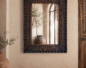 Vintage 1950's MCM Turner Wall Accessory P100 Gold Framed Mirror
