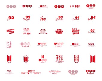 BTS Arirang World Tour 2026 SVG Bundle, 28 K-pop Concert Designs, BTS Tour Shirt Svg, Png, Cricut Silhouette Cut Files