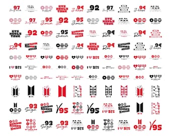 BTS Arirang World Tour 2026 SVG Bundle, 28 K-pop Concert Designs, BTS Tour Shirt Svg, Png, Cricut Silhouette Cut Files